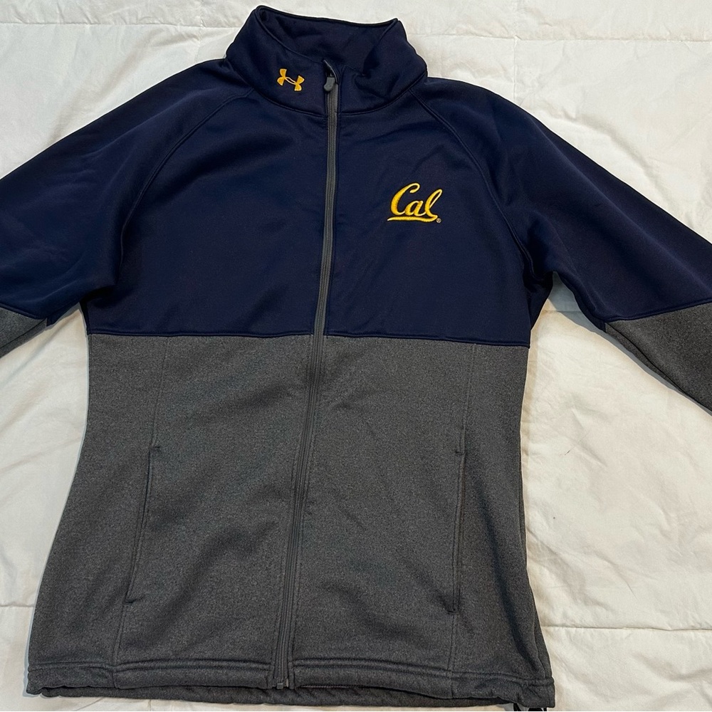 Under Armour Navy and Gray Cal Jacket
